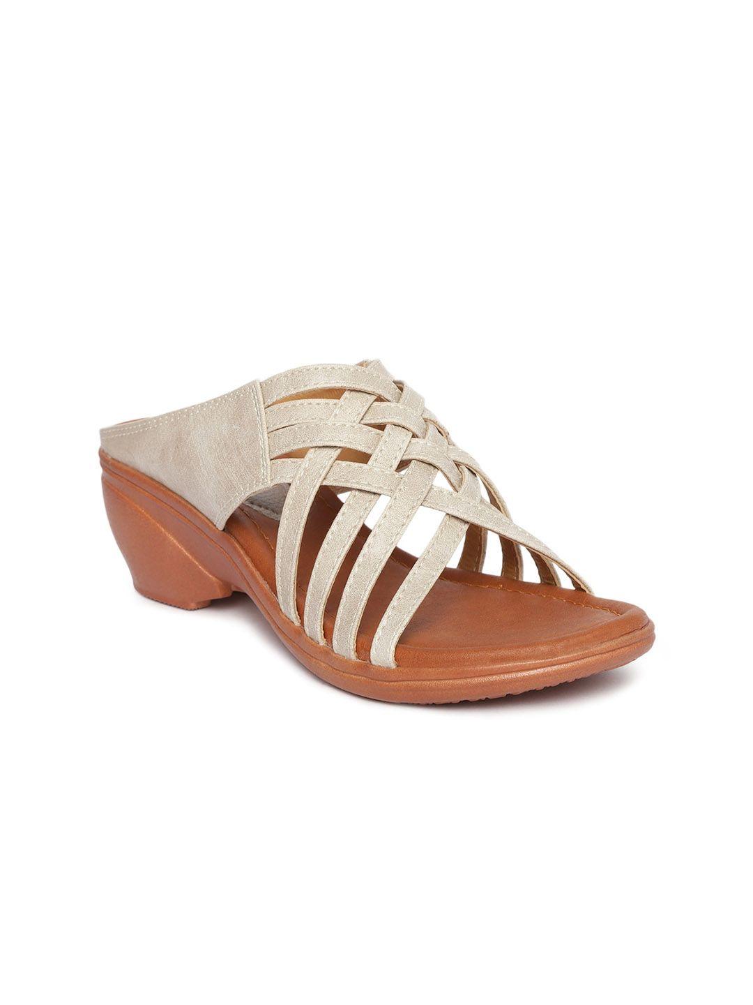 everly cream-coloured wedge heels