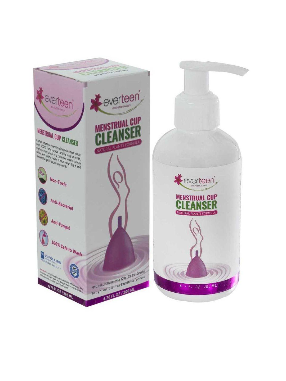 everteen menstrual cup cleanser with plants based formula - 200 ml