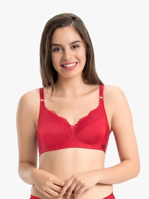 every de by amante crimson padded non wired full coverage bra