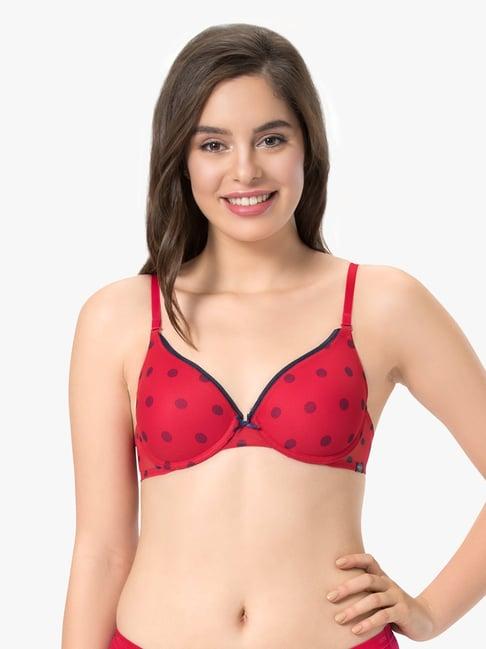 every de by amante crimson padded under wired everyday bra