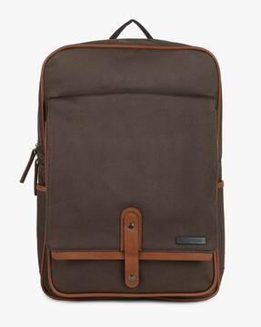 everyday backpack with flap closure