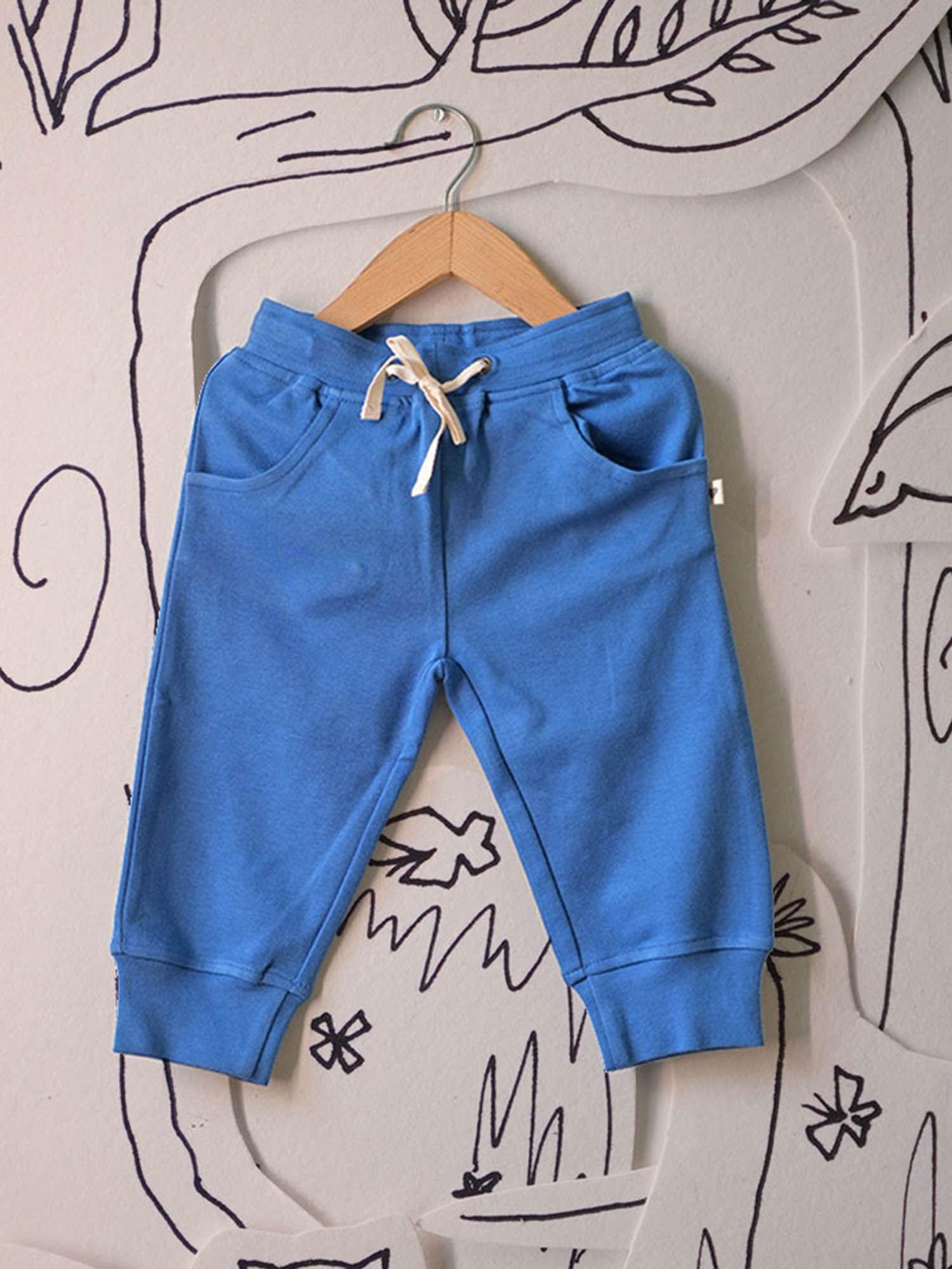 everyday kids unisex joggers in blue