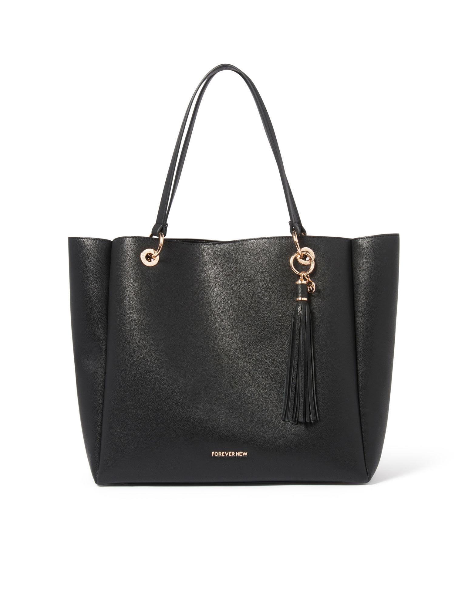 evie eyelet tote bag- signature