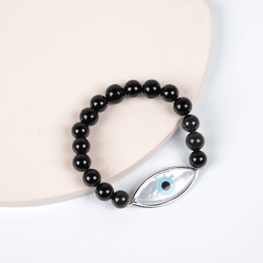 evil eye onyx bracelet