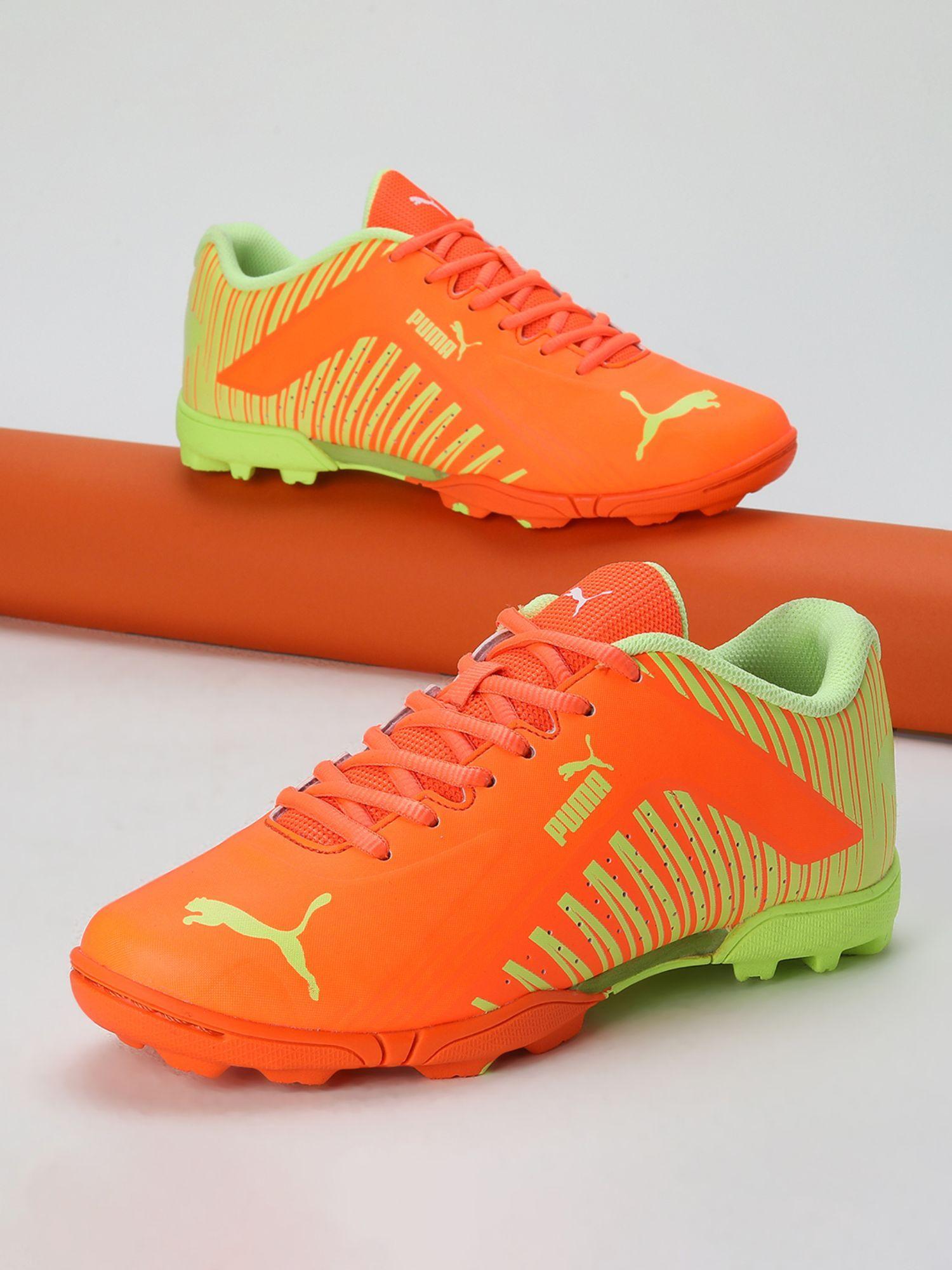 evo speed jr v2 boys orange sneakers