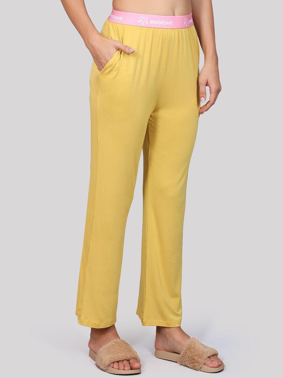 evolove relaxed fit lounge pants with comfortable pockets