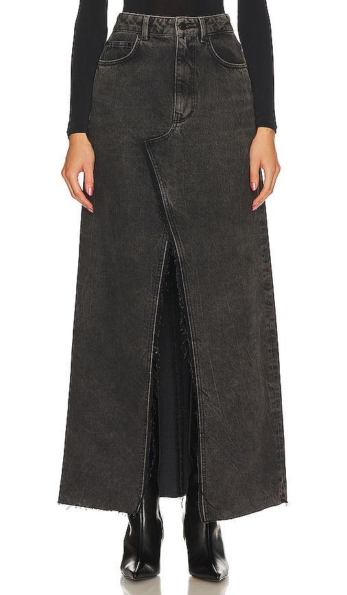 ewinter denim skirt