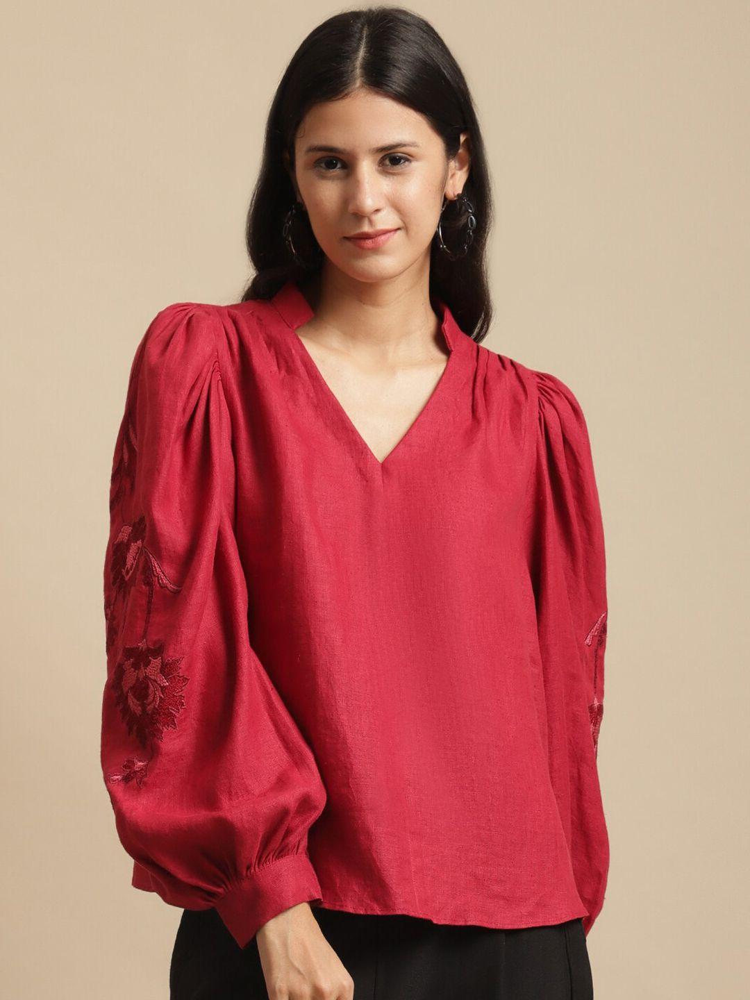 ewoke women red top