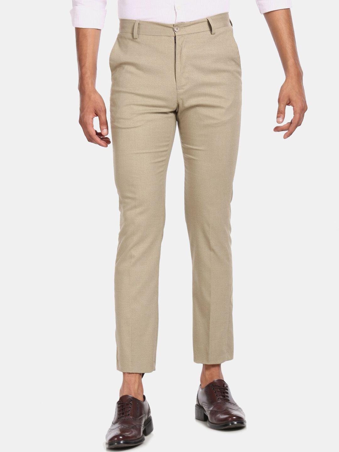 excalibur men beige trousers