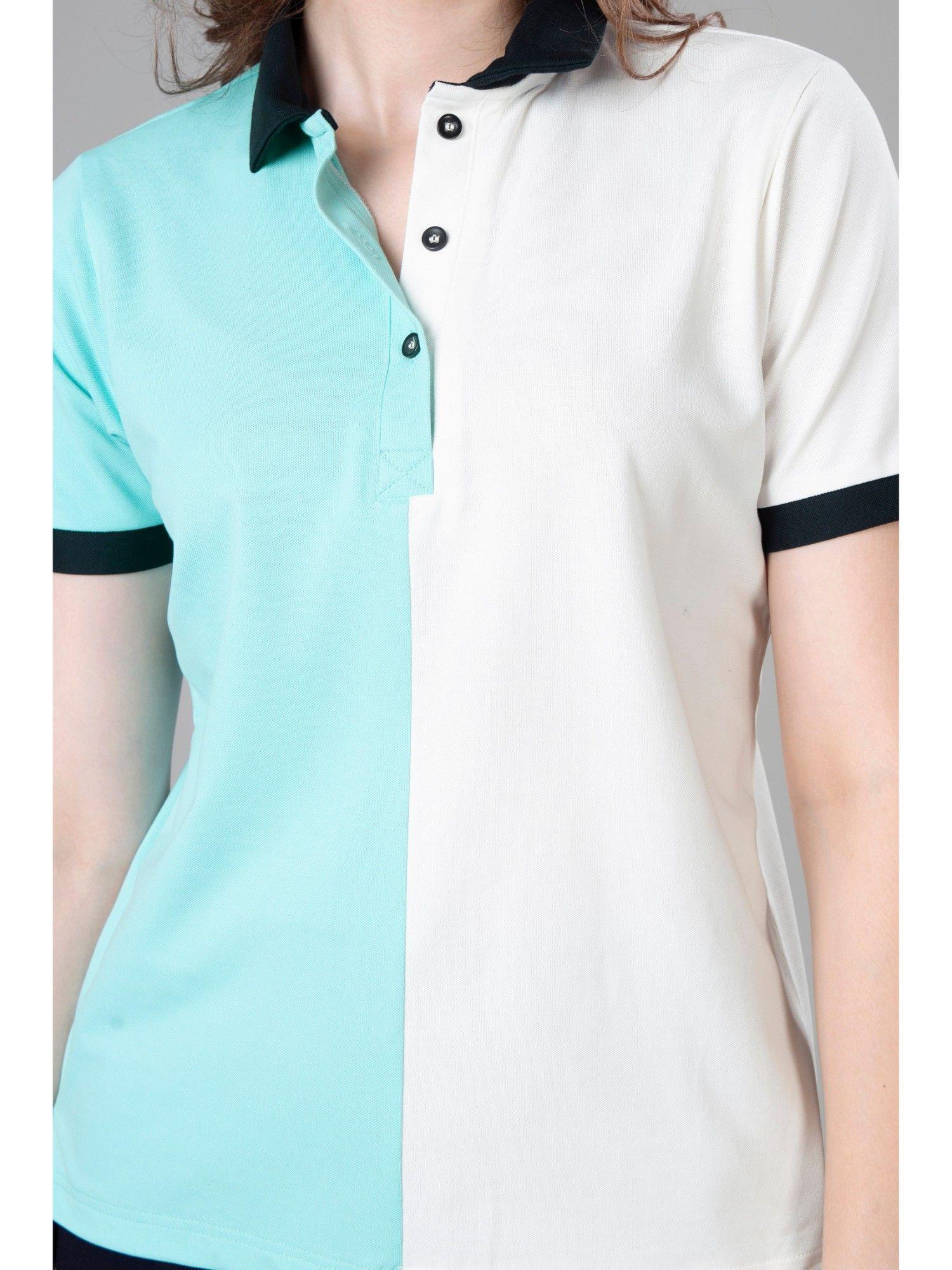 exclusive arctic polo t-shirt for women - blue