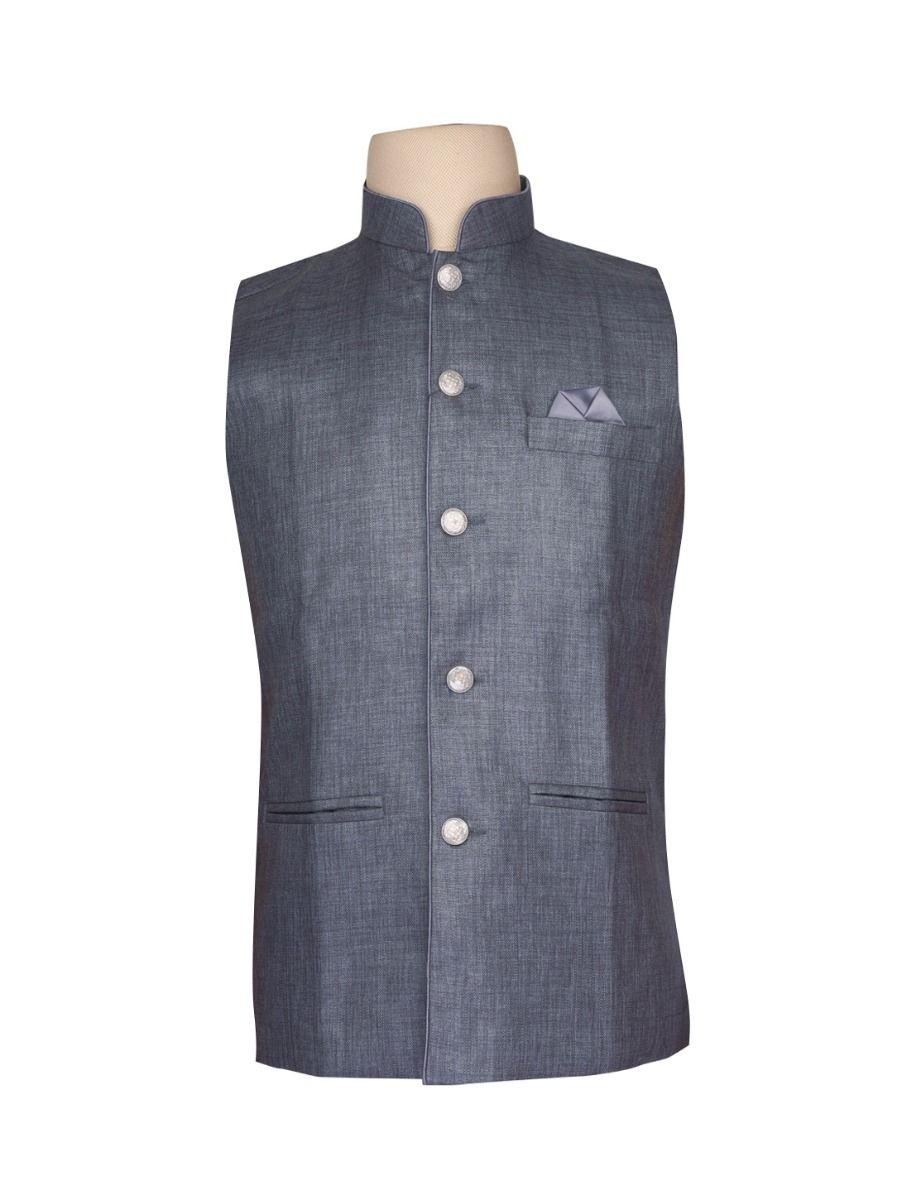exclusive men's sleeveless blazer-ekm-pkc4470407