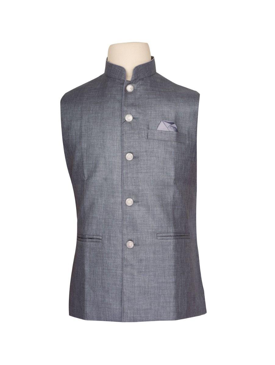 exclusive men's sleeveless blazer-ekm-pkc4470422