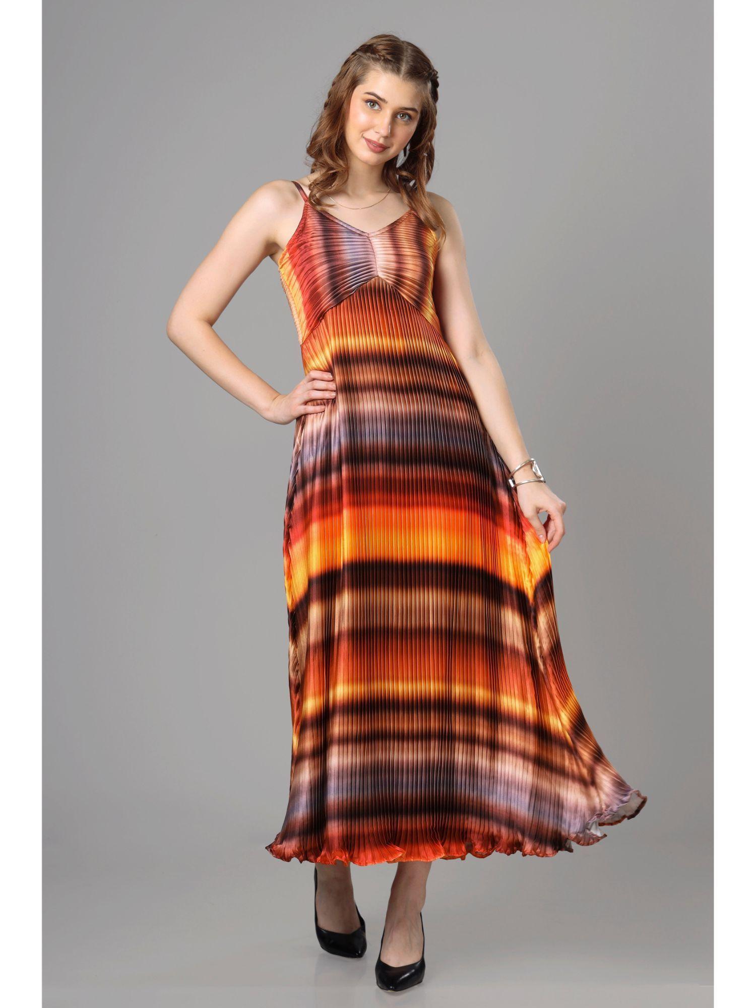 exclusive pleated dress for women