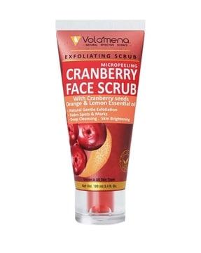 exfoliating micro peeling cranberry face scrub