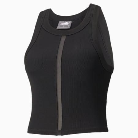exhale women's ribbed performance tank top