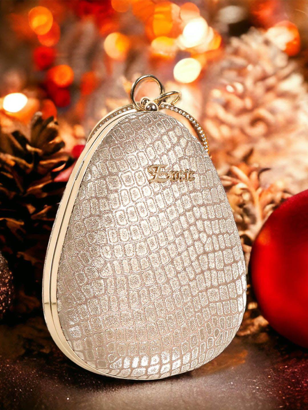 exotic embellished oval clutches