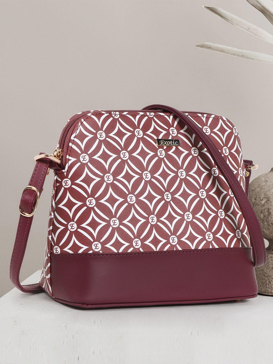 exotic ethnic motifs printed sling bag