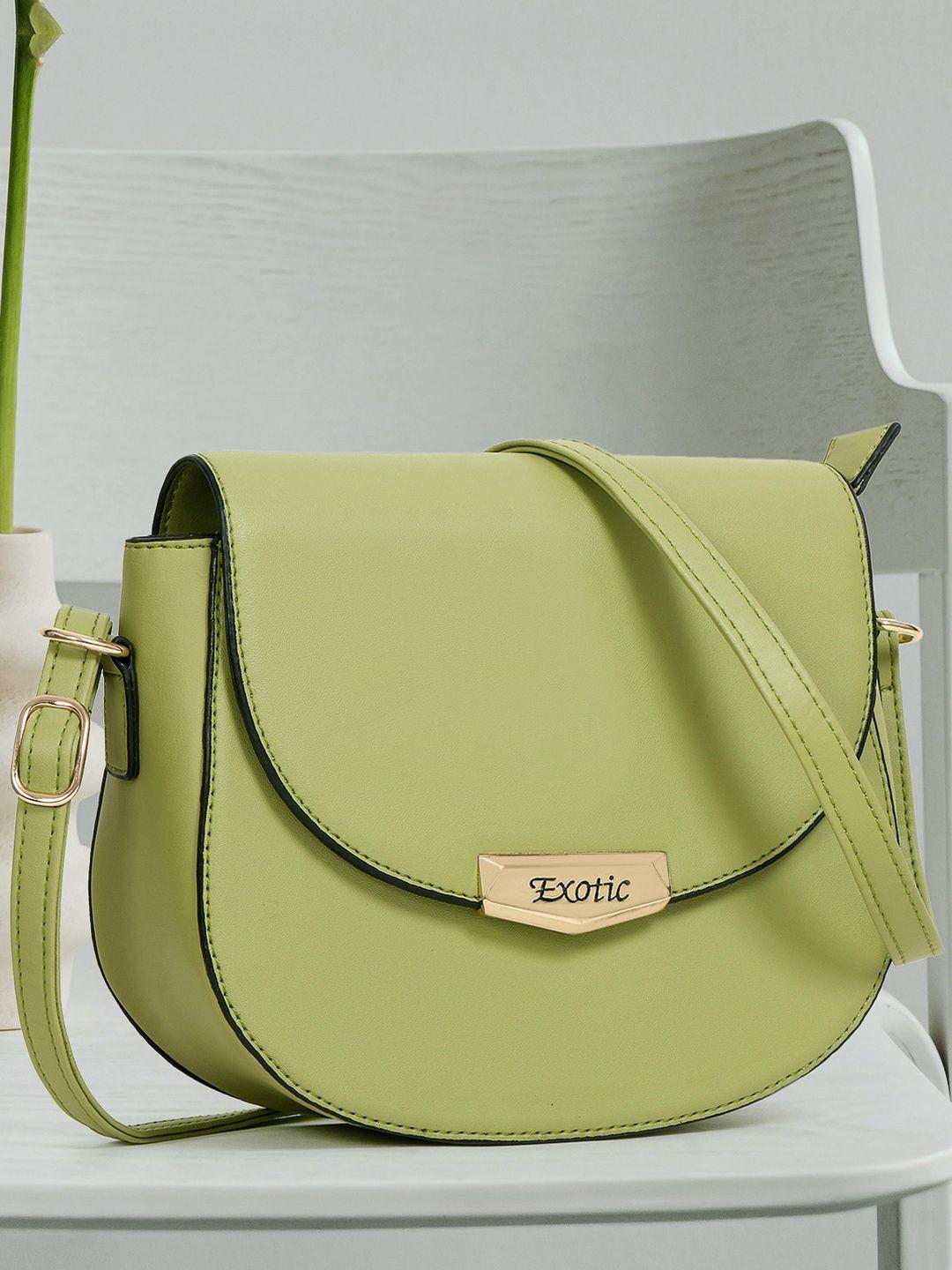 exotic lime green pu structured handheld bag with tasselled