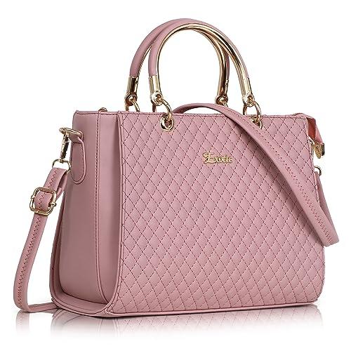 exotic studded hand bag for girl/women (pink)