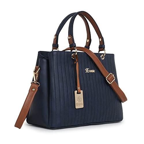 exotic women's handbag, blue