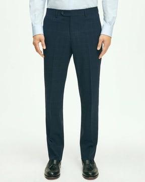 explorer collection classic fit checked suit pants