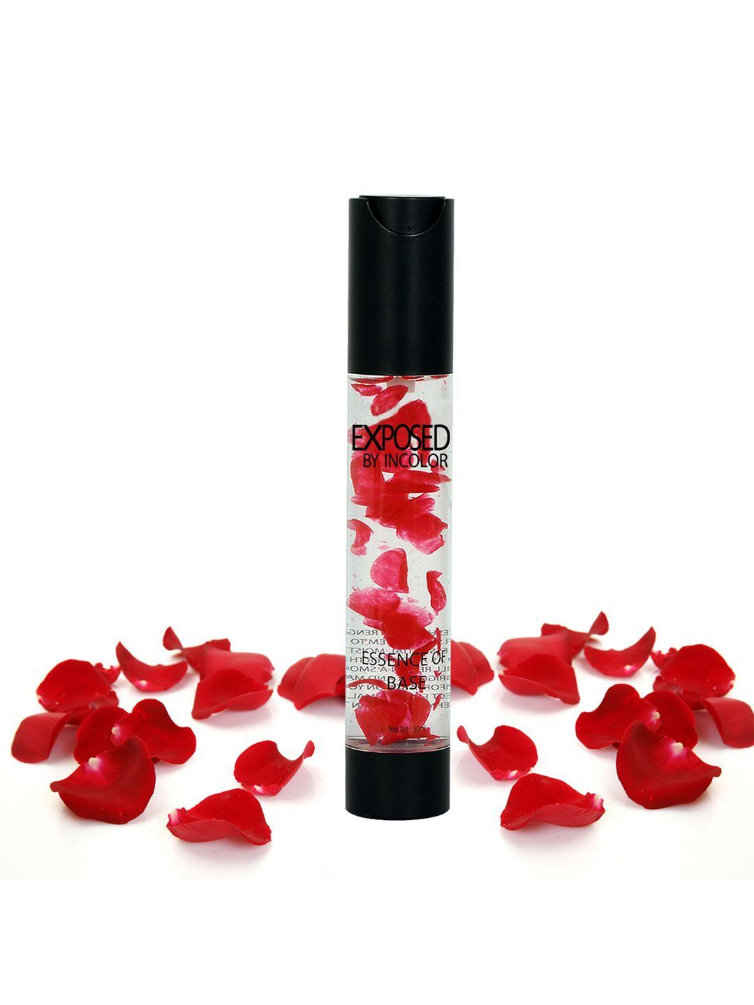 exposed by incolor essence of base rose petal gel foundation & primer 30 ml