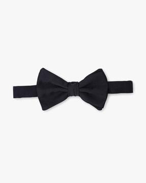 exquisite pure silk adjustable bow tie