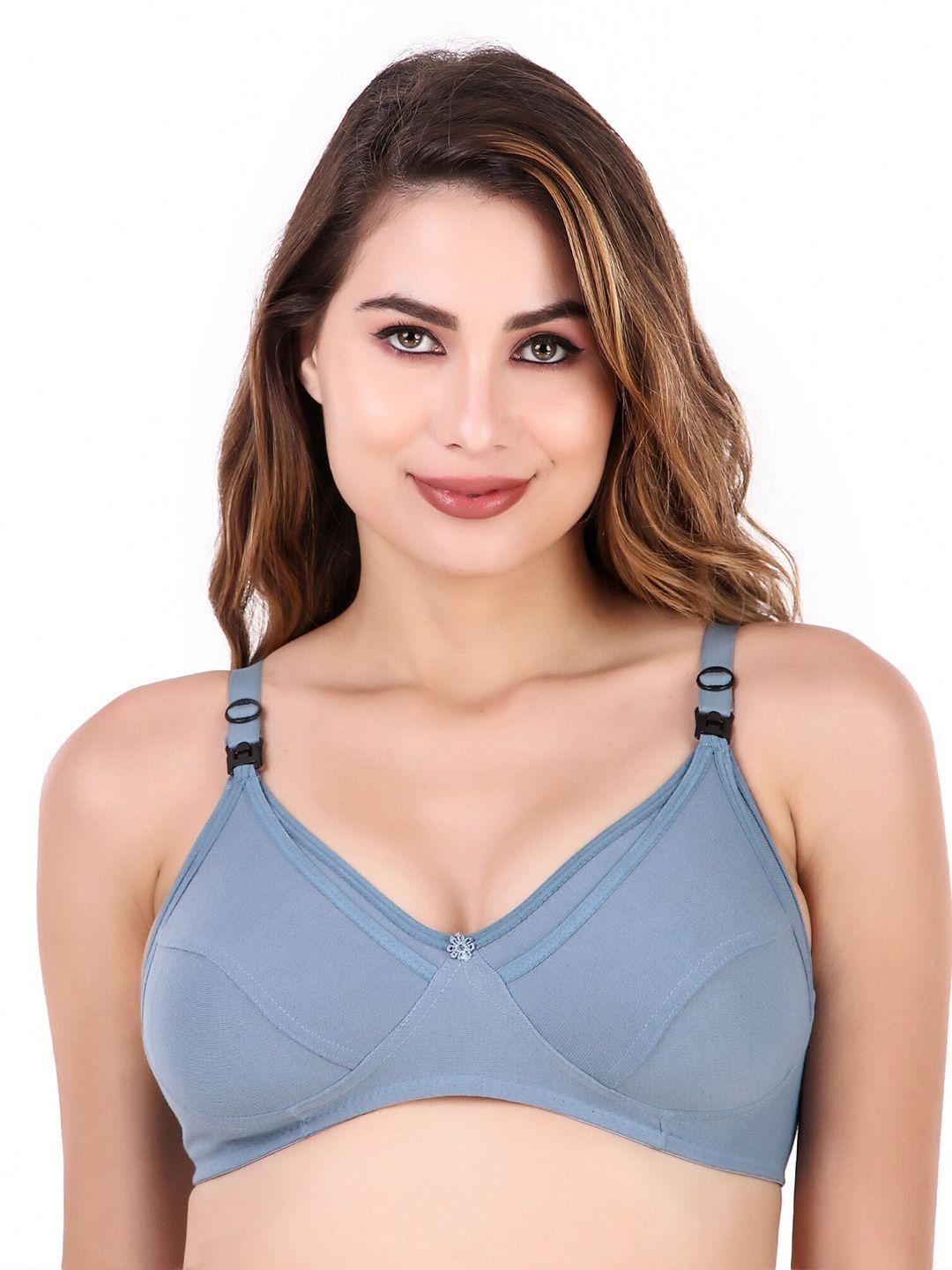 extoes blue bra full coverage