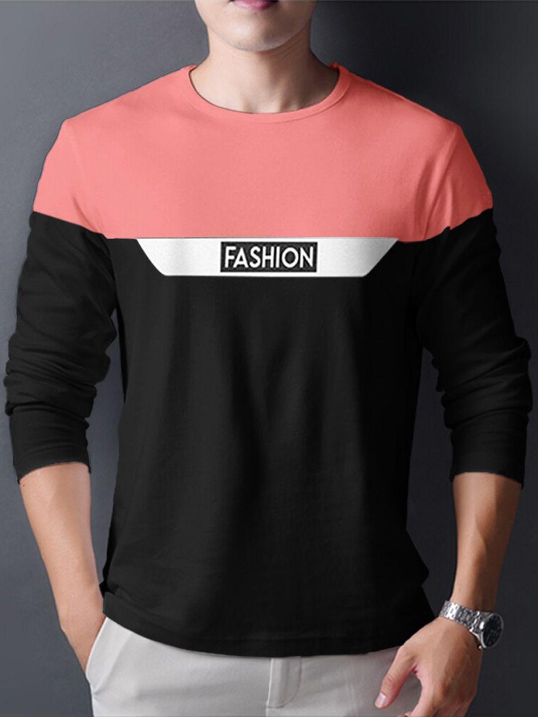 eyebogler colourblocked long sleeve cotton t-shirt