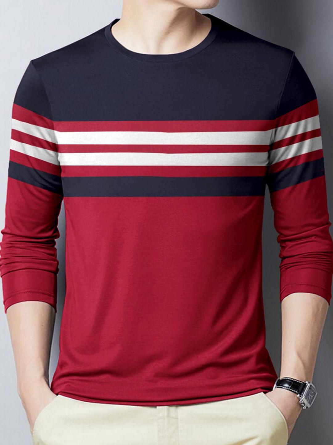 eyebogler colourblocked long sleeves cotton t-shirt