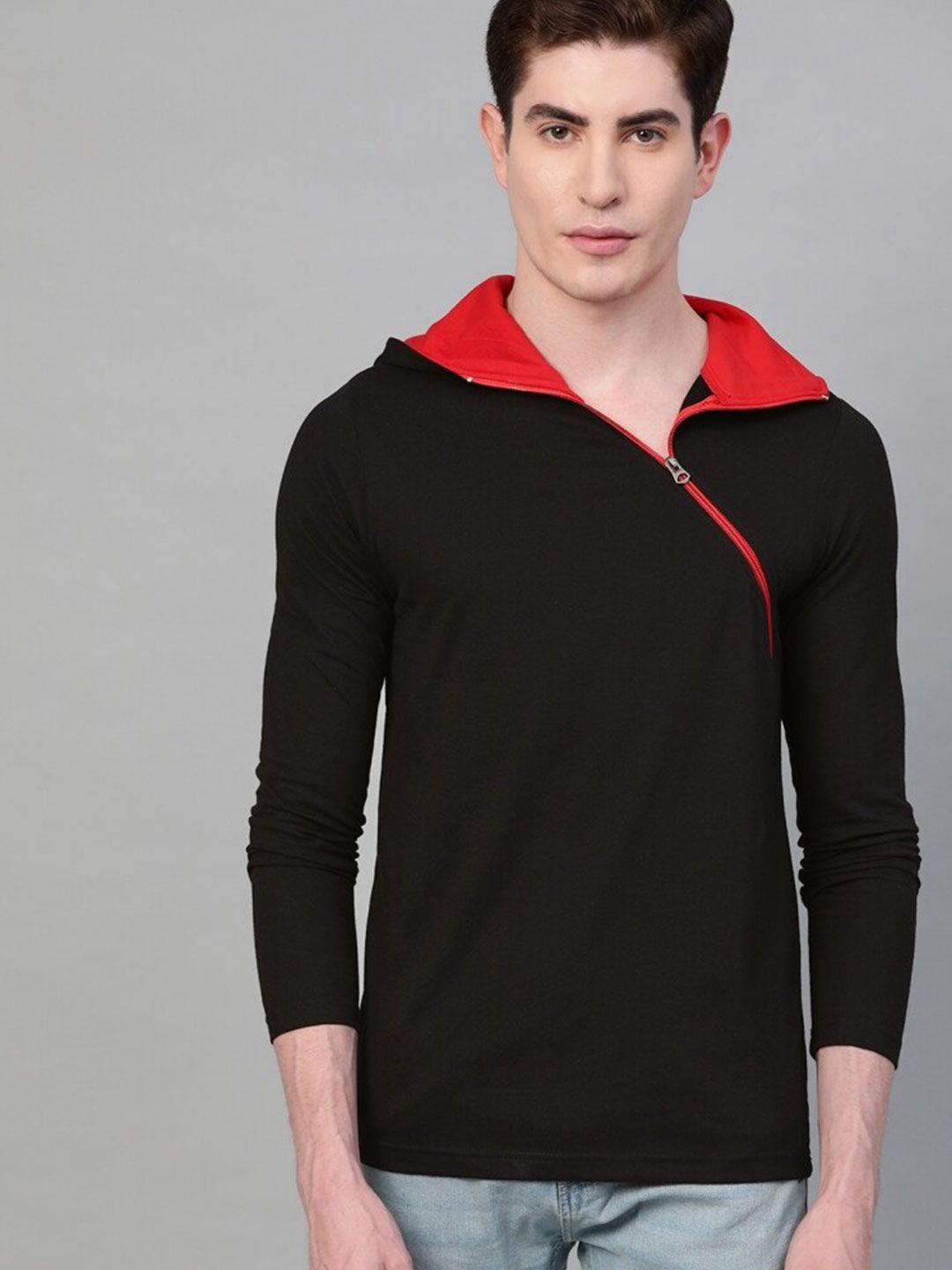 eyebogler hooded long sleeves cotton t-shirt