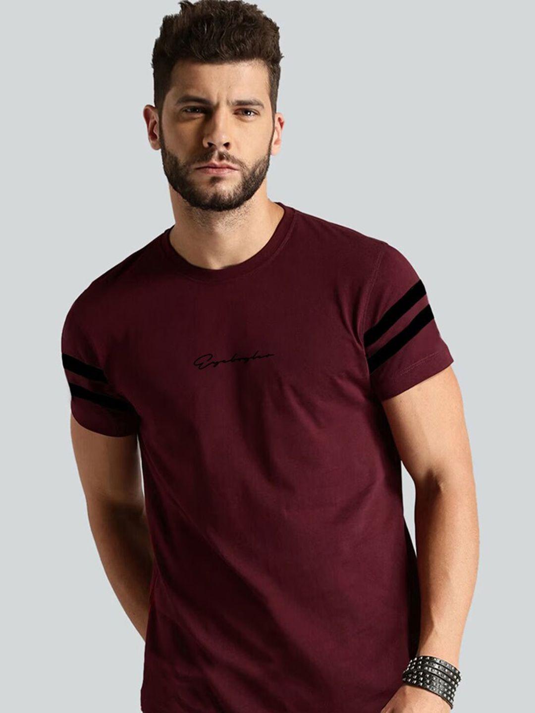 eyebogler round neck cotton casual t-shirt