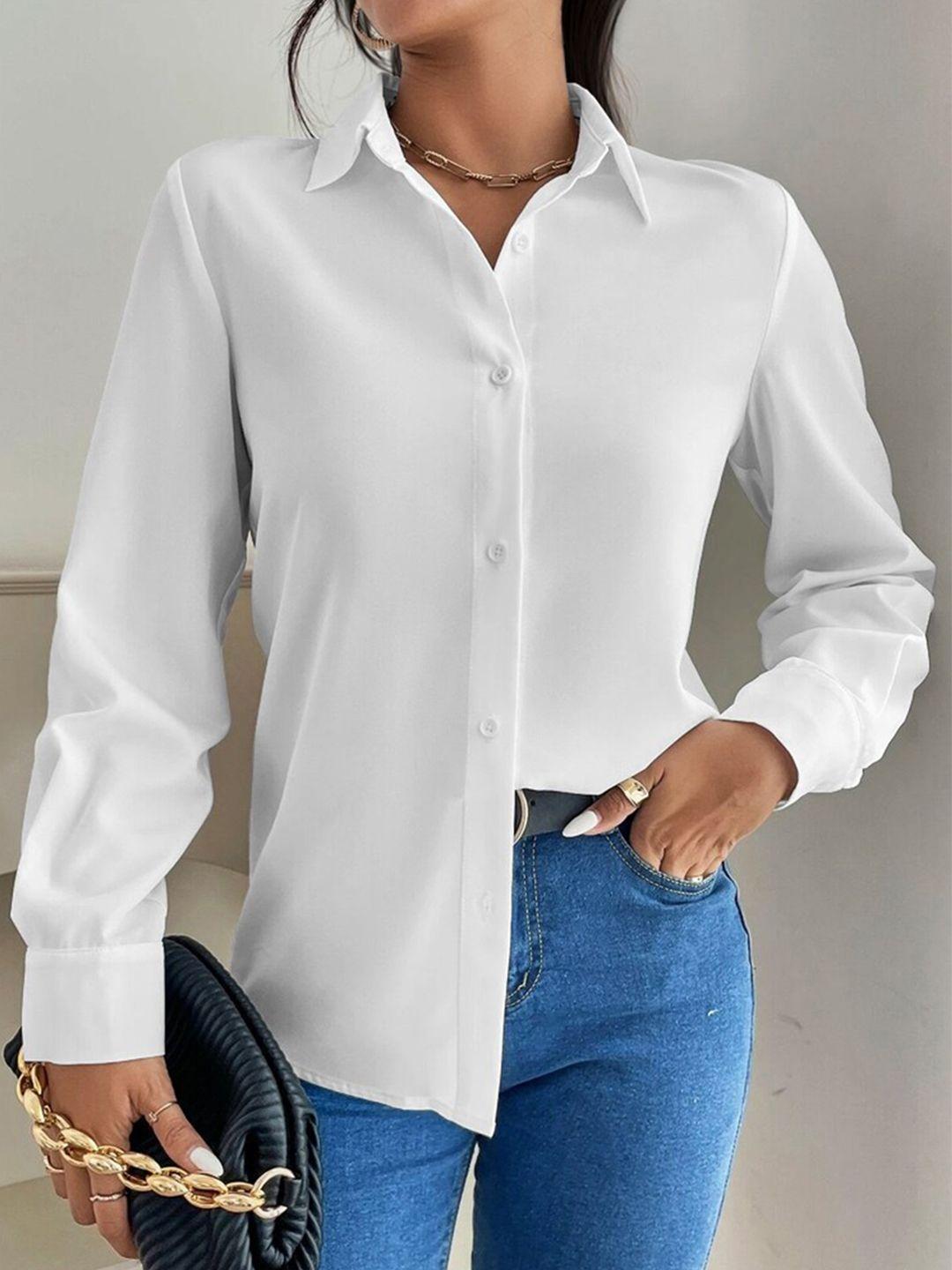 eyebogler standard regular fit spread collar casual shirt
