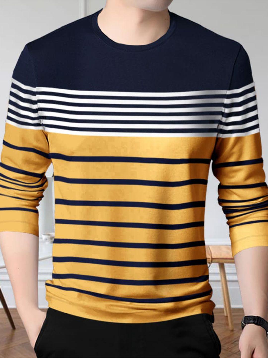 eyebogler striped long sleeve cotton t-shirt