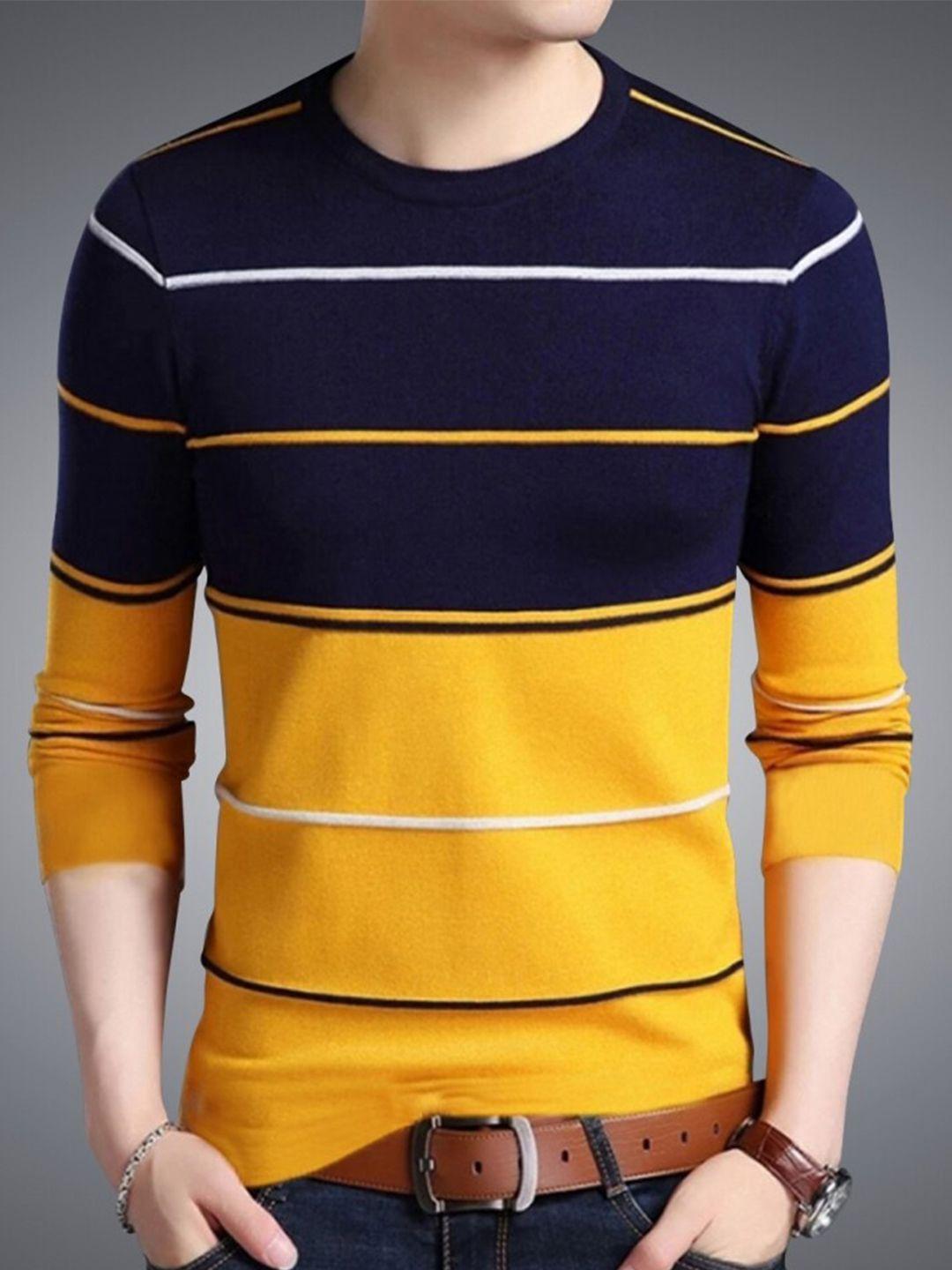 eyebogler striped long sleeves cotton t-shirt