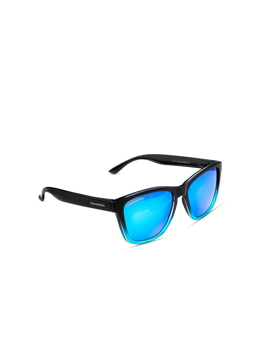 eyewearlabs lens & wayfarer sunglasses with polarised lens ccc0806sc1el1015