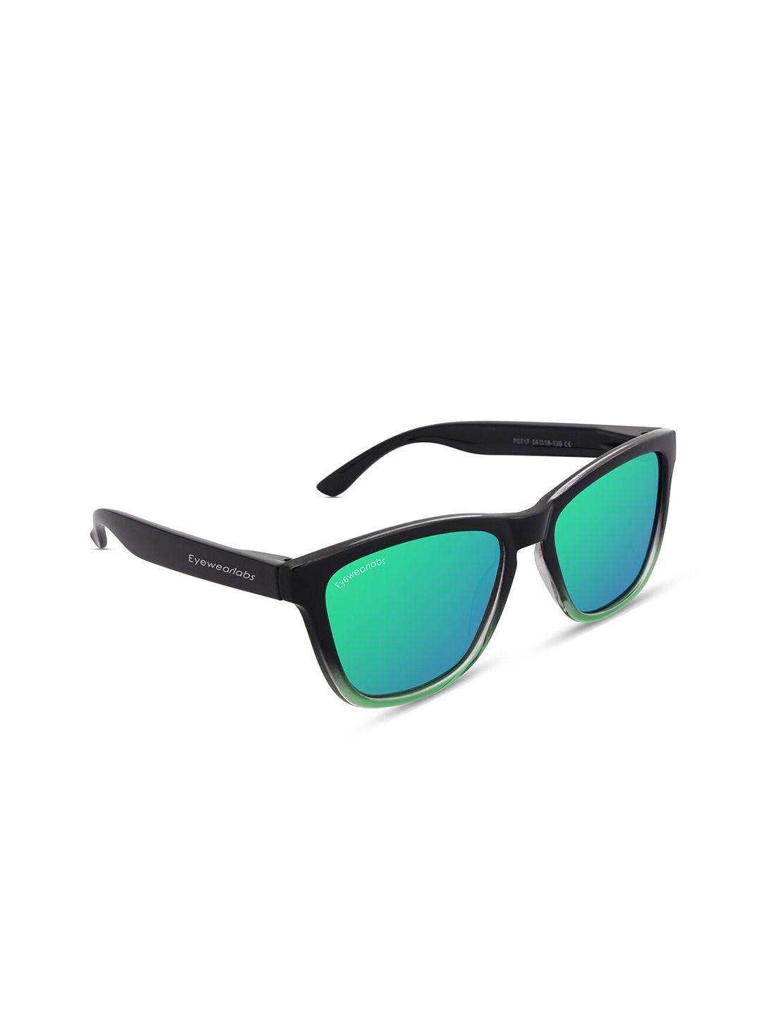 eyewearlabs lens & wayfarer sunglasses with polarised lens ccc0806sc3el1015