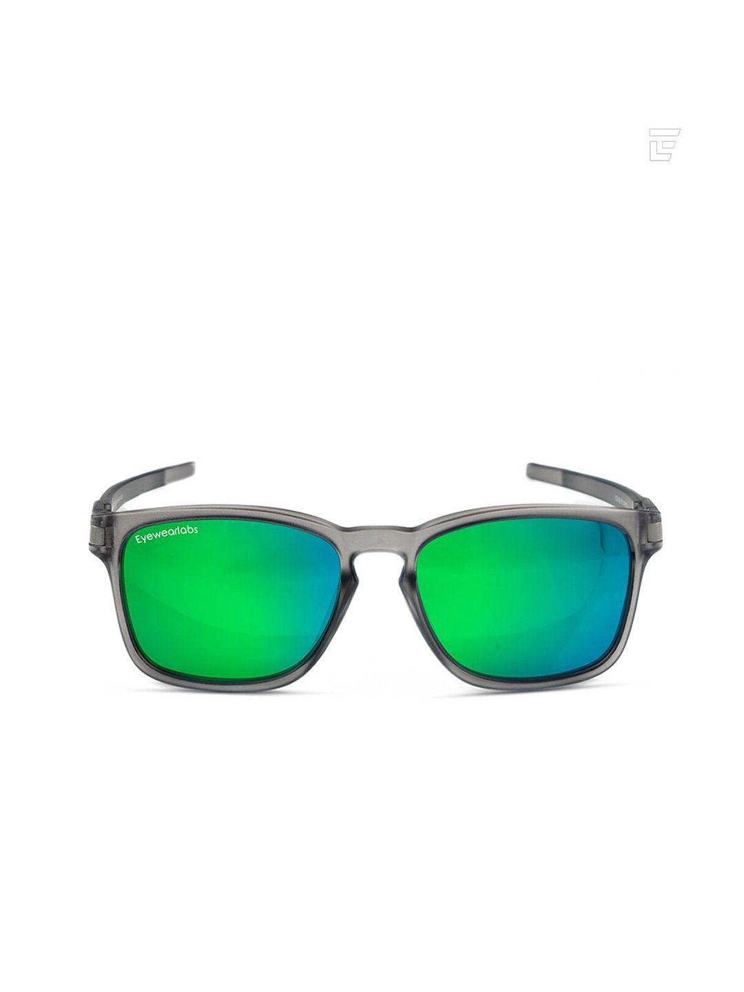 eyewearlabs rectangle sunglasses with polarised and uv protected lens