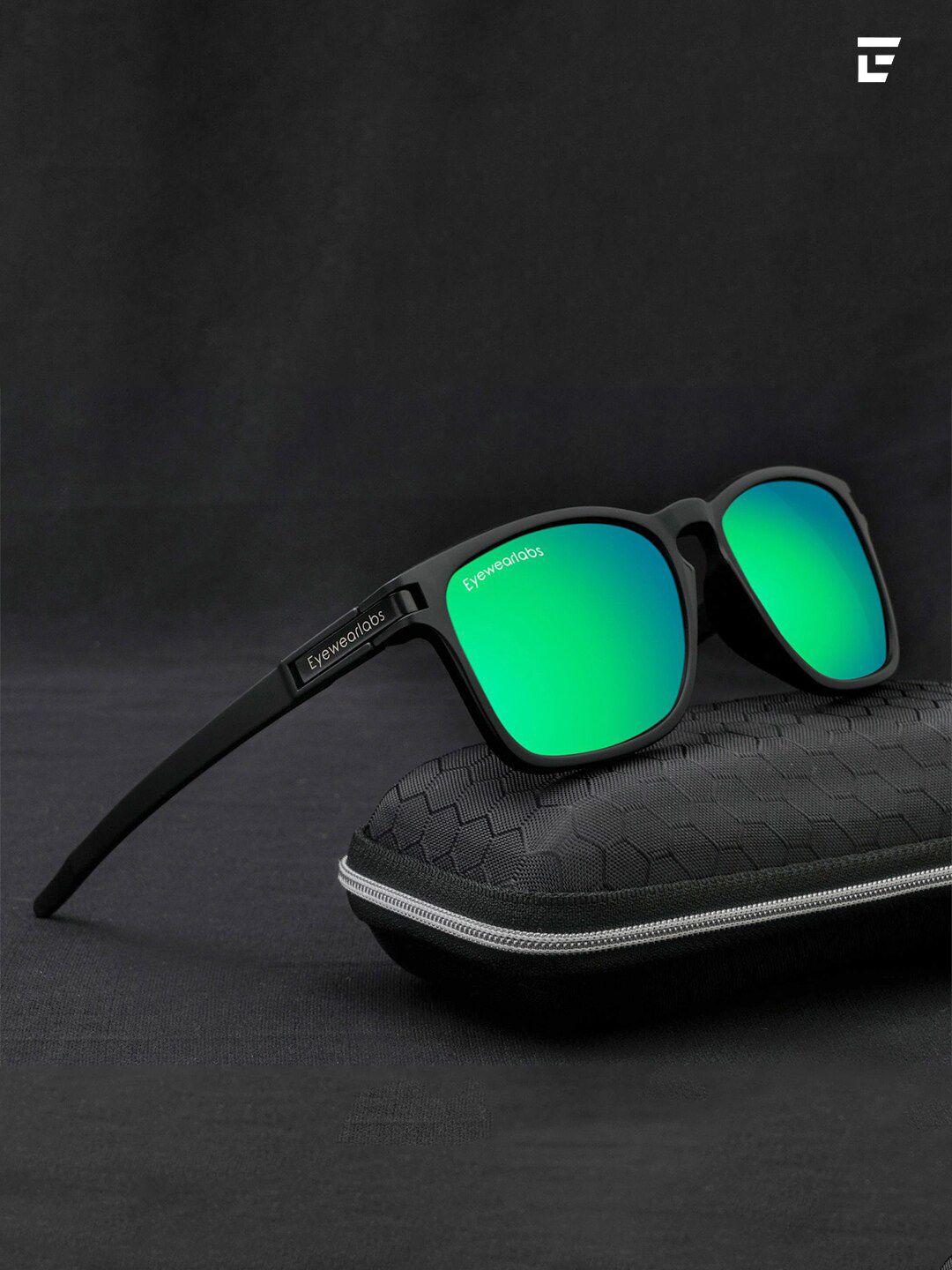 eyewearlabs wayfarer sunglasses with polarised lens