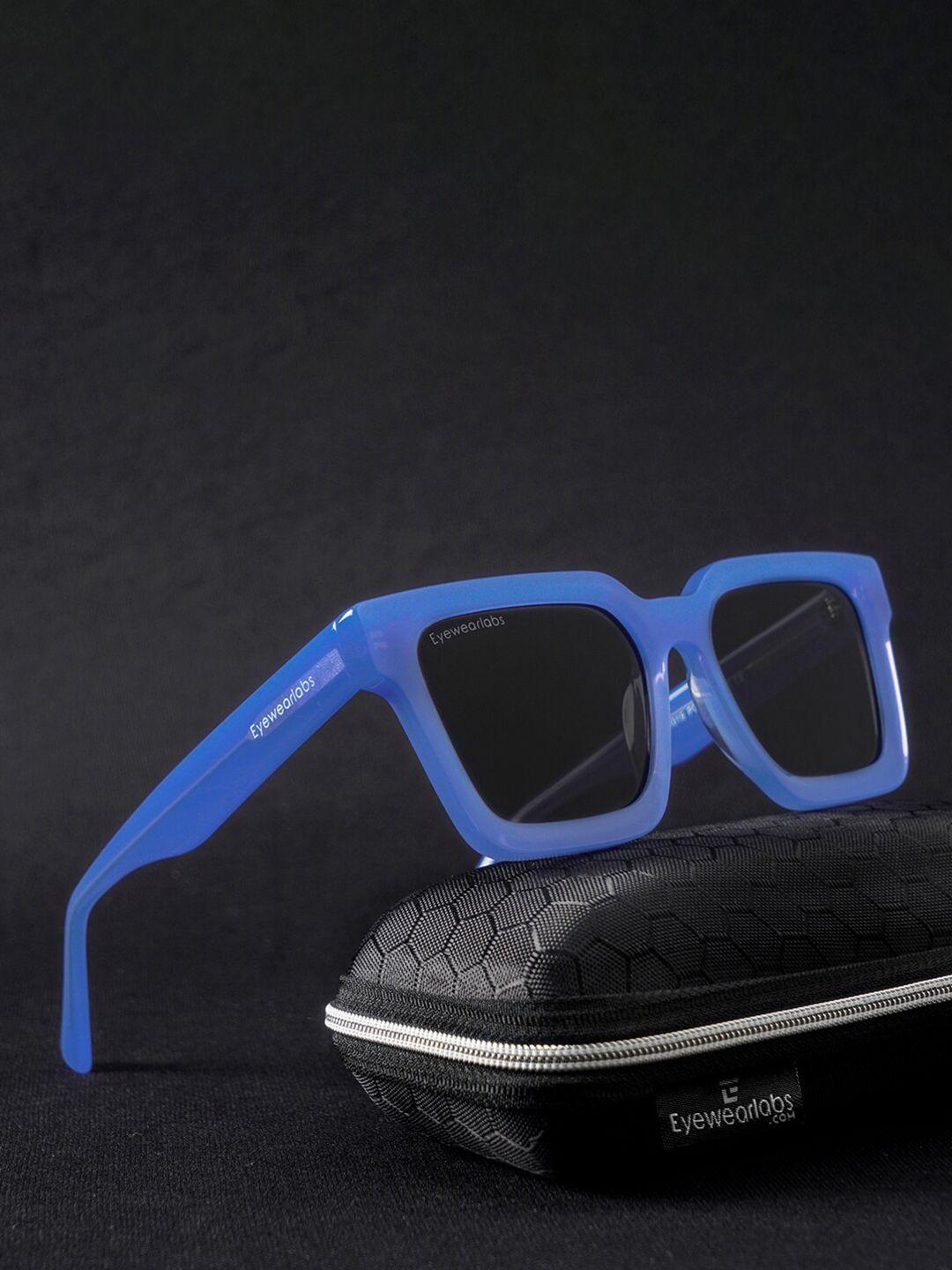 eyewearlabs women lens & square sunglasses with polarised lens cbrookepblsc2el1174