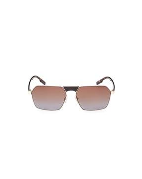 ez0210 59 32f full-rim aviator sunglasses