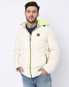 ezio zip-front hooded jacket