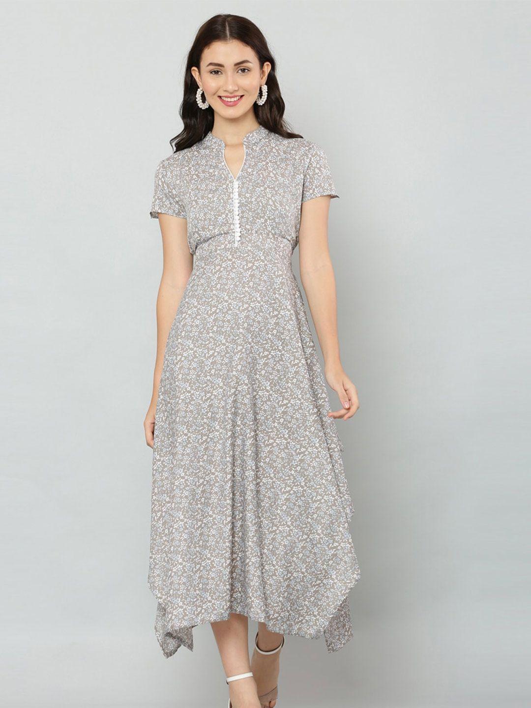 ezis fashion  floral printed maxi dress
