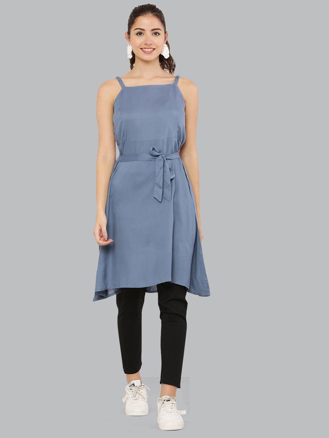 ezis fashion grey a-line dress