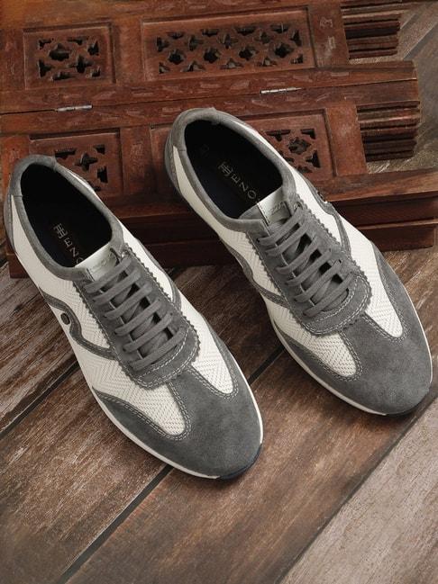 ezok men's grey casual sneakers