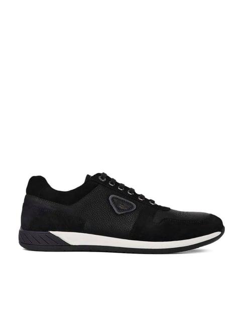 ezok men's black casual sneakers