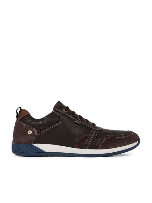ezok men's brown casual sneakers