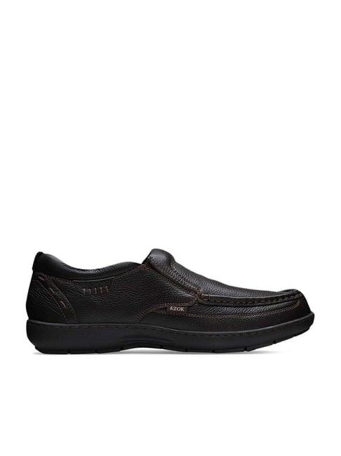 ezok men's brown formal loafers