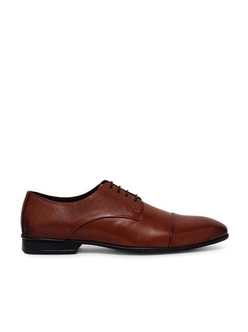 ezok men's tan derby shoes