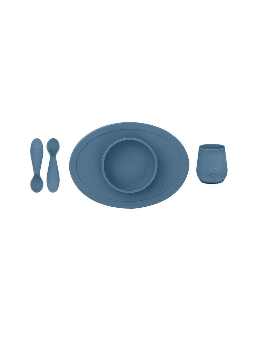 ezpz kids blue solid fda food set